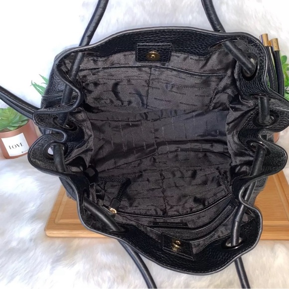 Michael Kors Dalia  Leather Shoulder Tote Large Black Handbag Retail $384 - Picture 9 of 15